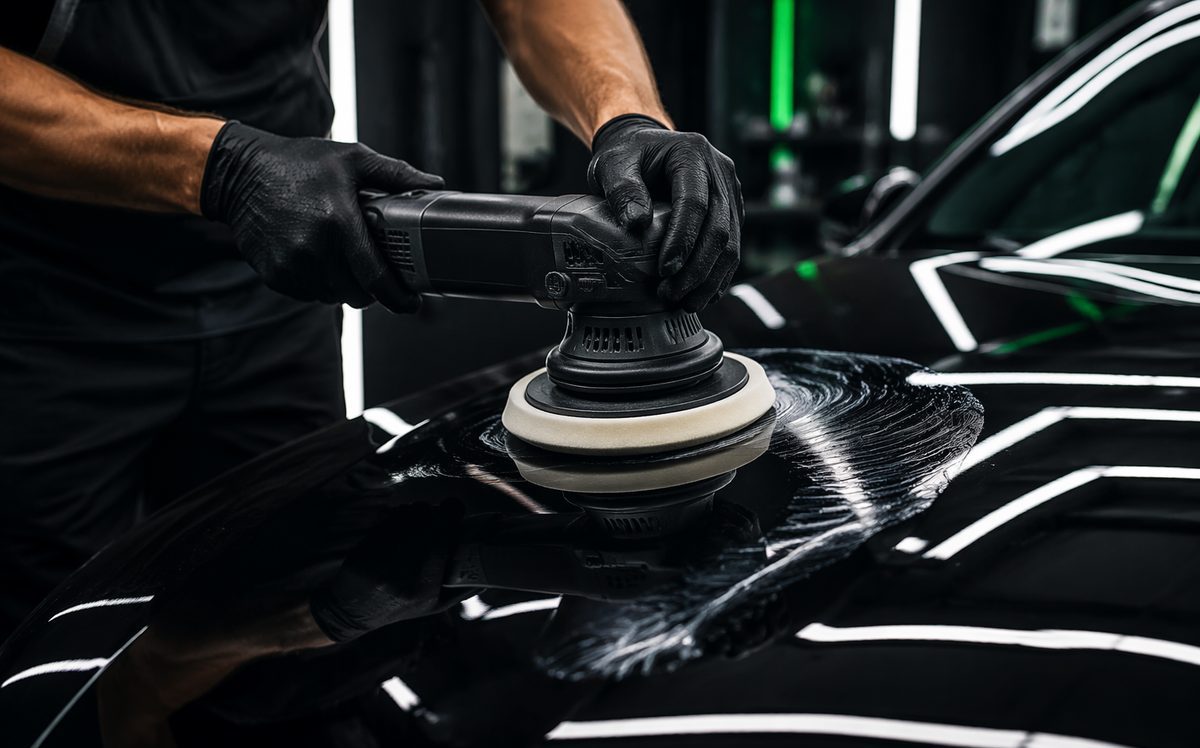 Spray painting work at Hy-Class Paint & Panel
